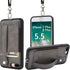 TOOVREN Upgraded iPhone 7 Plus Case, iPhone 8 Plus Wallet Case, Necklace Lanyard Case with Kickstand Card Holder, Ajust Detachable Anti-Lost Lanya...